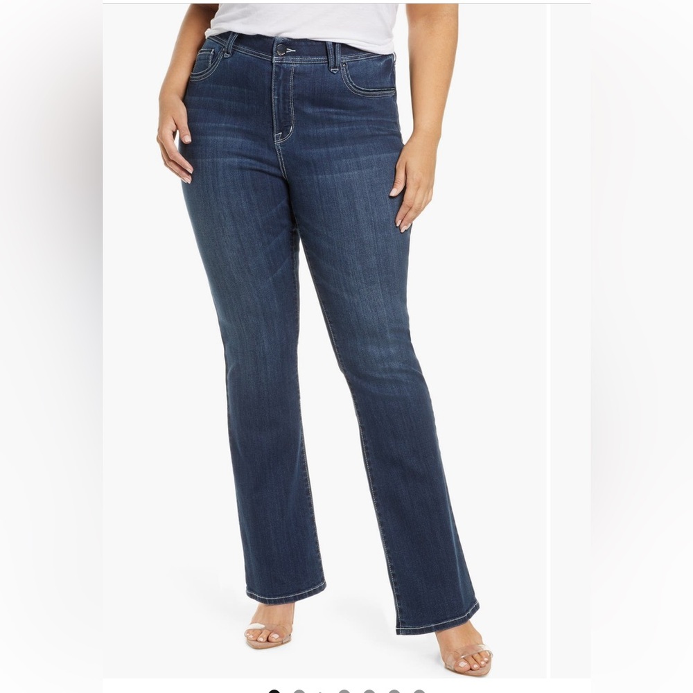 Seven7 Blue Boot Cut Jeans Classic Style